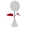 Custode Ruby Red/Carrara Jewelry Stand with Mirror