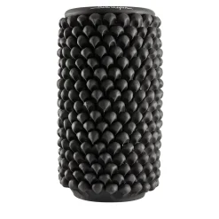 Cylindrical Black Ceramic Vase