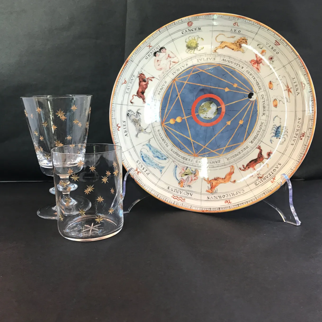 Cylindrical Crystal Glass