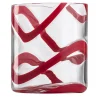 Cyrcus Esse Red & Transparent Murano Glass Tumbler Glass