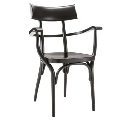 Czech Black Chair by Hermann Czech