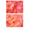 Dafne Set of 2 print glossy wood fiber tablemats