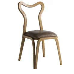 Daina Chair in Walnut with Open Back By Nigel Coates