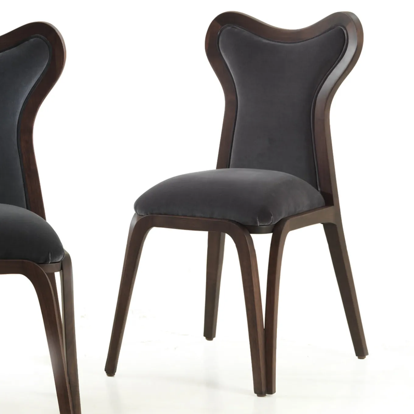 Daina-up Chair with Full Back by Nigel Coates