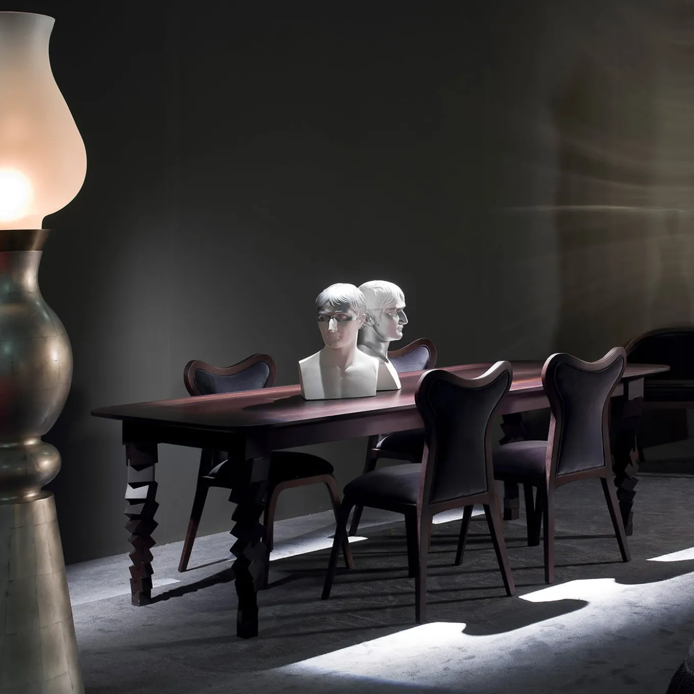 Daina-up Chair with Full Back by Nigel Coates