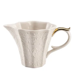 Damasco White & Gold Milk Jug
