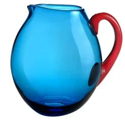 Dandy Coral & Blue Pitcher by Stefano Marcato