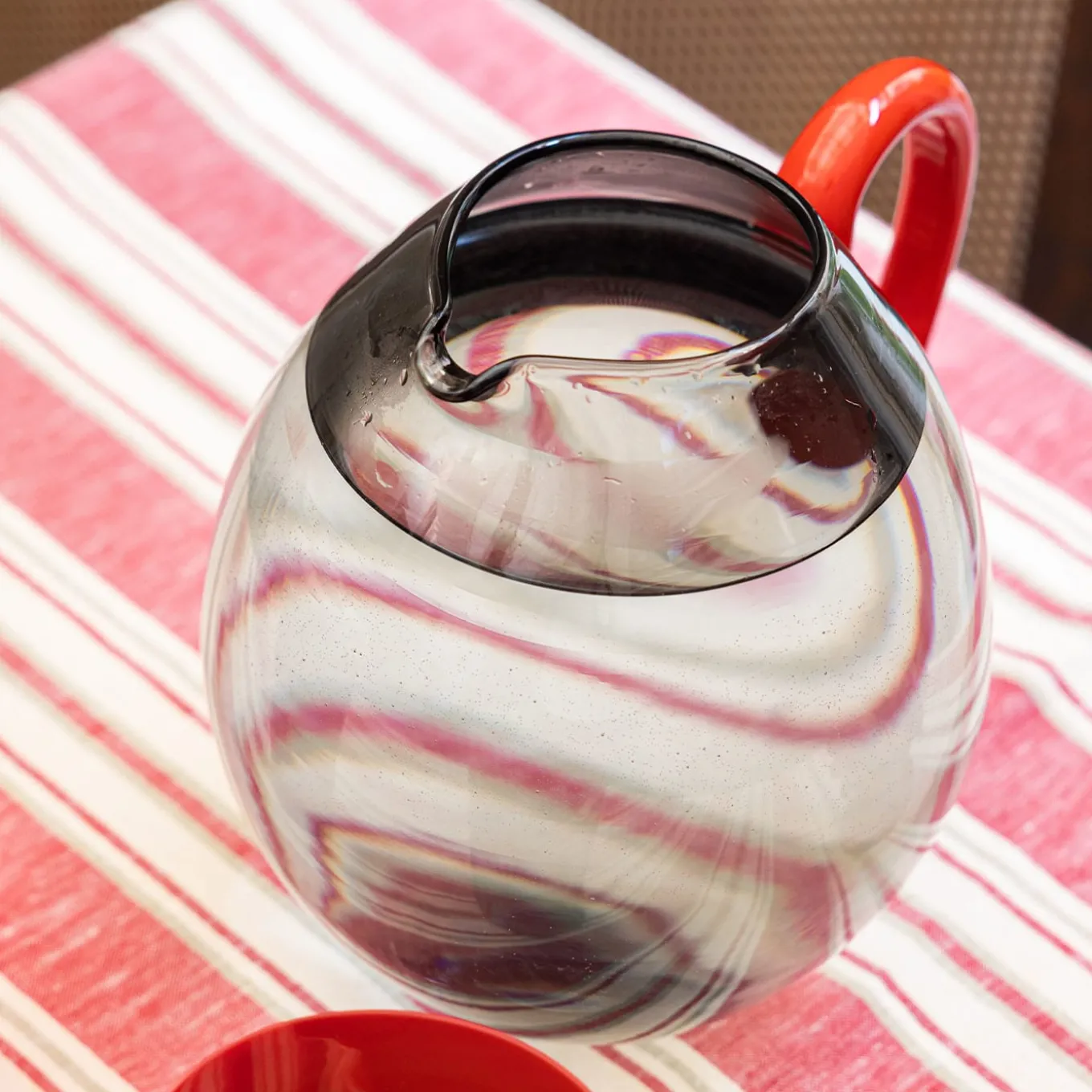 Dandy Gray & Coral Pitcher by Stefano Marcato