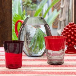 Dandy Gray & Coral Pitcher by Stefano Marcato