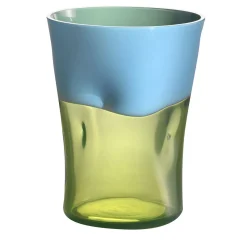 Dandy Light-Blue & Lime-Green Glass by Stefano Marcato