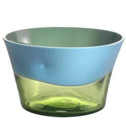 Dandy Small Light-Blue & Green Bowl by Stefano Marcato