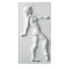 Danzatrice Low Relief in Carrara Marble