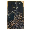 Dark Blue Branches Layered Cardboard Panel