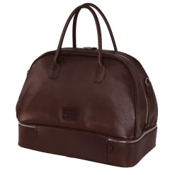 Dark Brown Double Bottom Bag