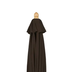 Dark Brown Round Outdoor Umbrella