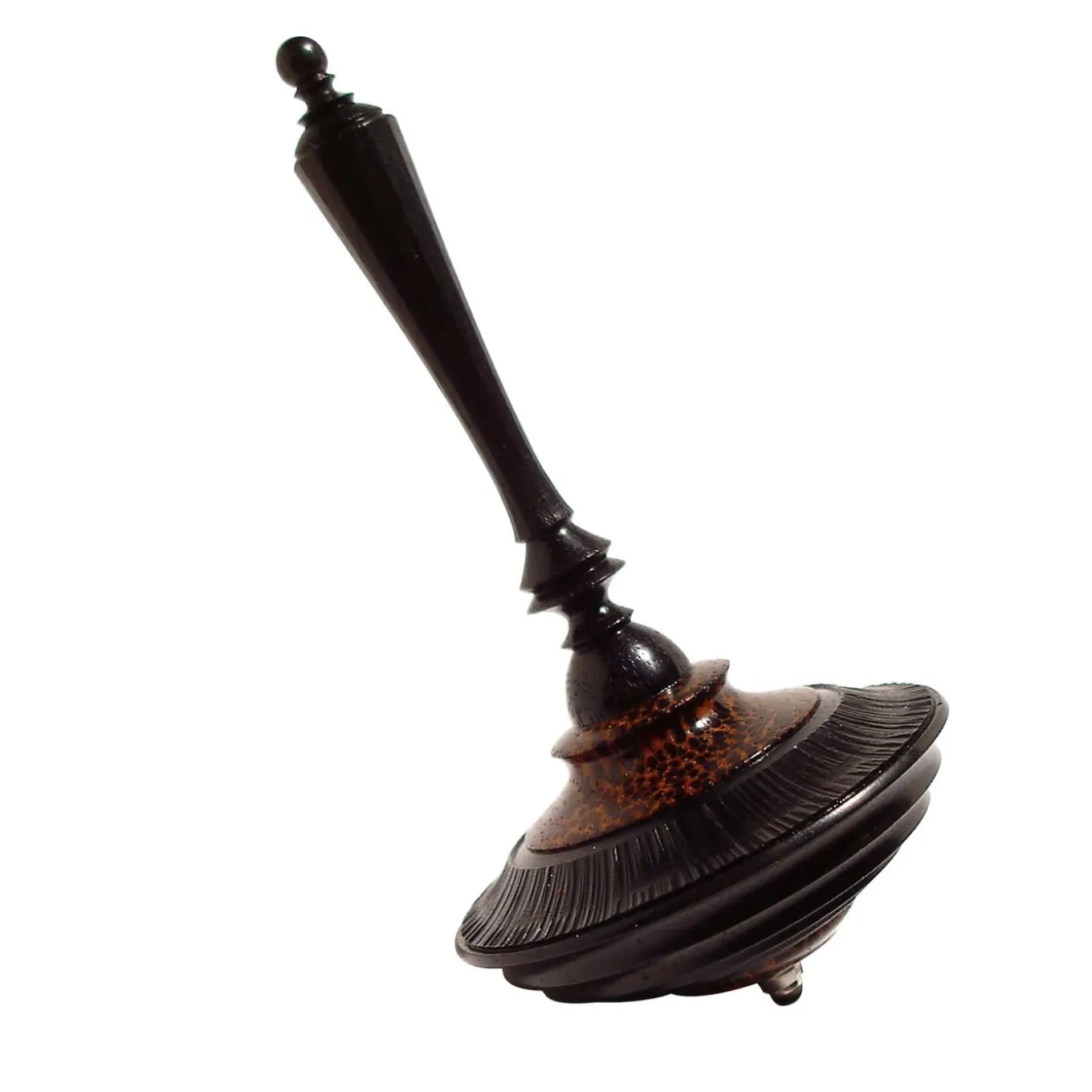 DarkStyle Spinning Top in Ebony and Black Palm