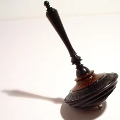 DarkStyle Spinning Top in Ebony and Black Palm