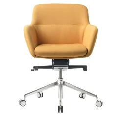 Darwin B Orange Castors Armchair