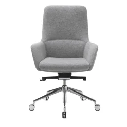 Darwin M Gray Fabric And Aluminium Base Office Chair