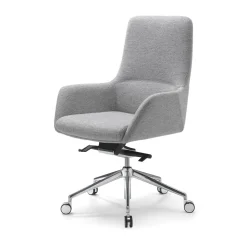 Darwin M Gray Fabric And Aluminium Base Office Chair