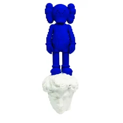 David and Kaws Sculpture