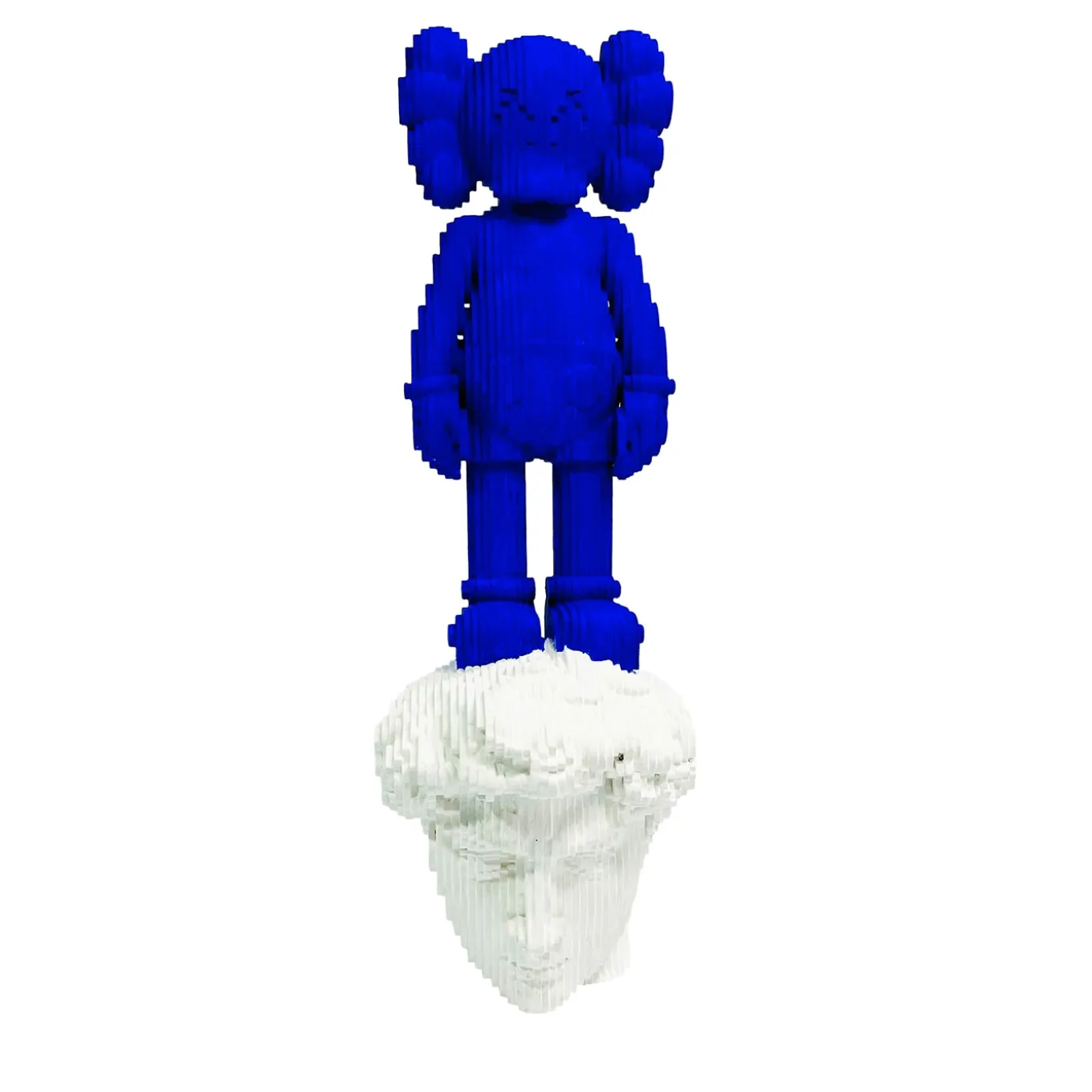 David and Kaws Sculpture
