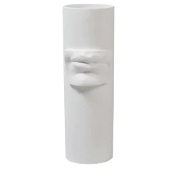 David's Lips White Vase