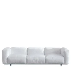 Daytona White Sofa by Giuseppe Bavuso