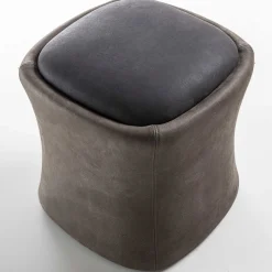 Dear Two-Tone Brown Pouf