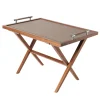 Dedalo Small Taupe Tray Table