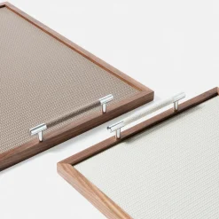 Dedalo Small Taupe Tray Table