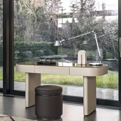 Delano Desk with Wood Top