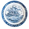 Delfini Blue and White Plate