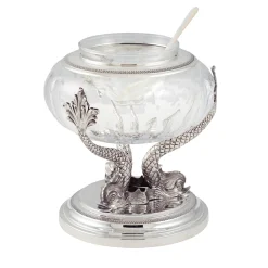 Delfini Crystal Cup in Sterling Silver