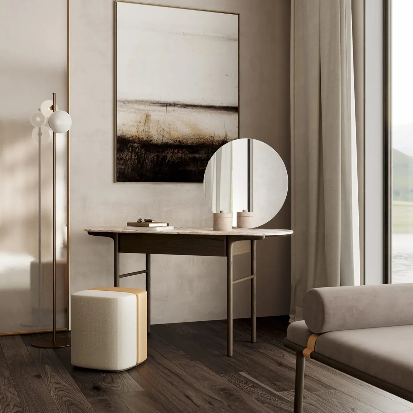 Delorean Vanity Desk