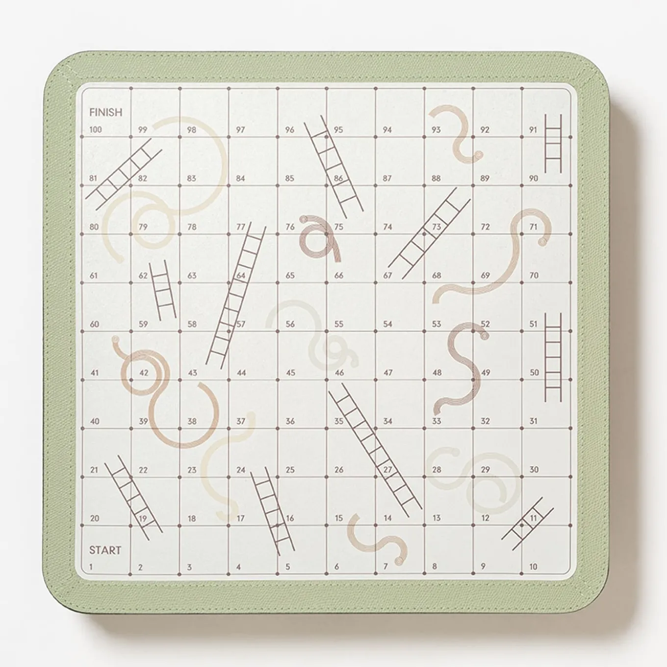 Delos Marble Snakes & Ladders Game Set