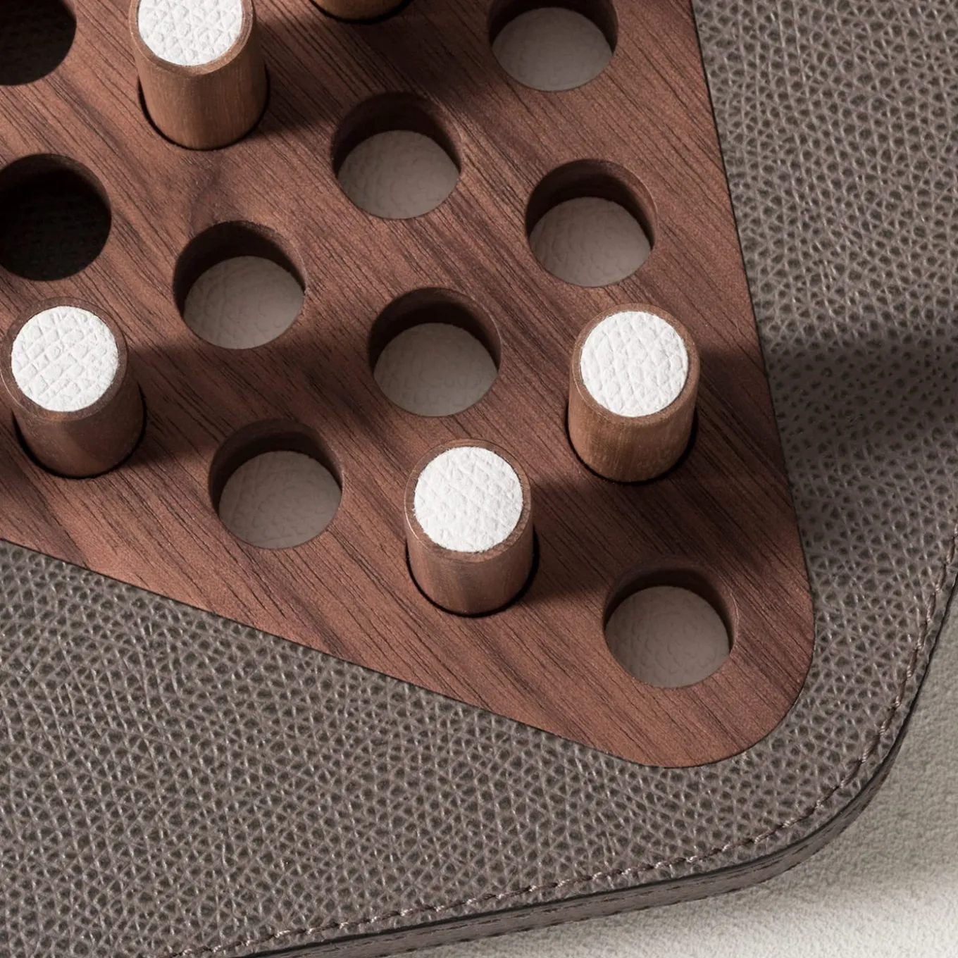 Delos Walnut Chinese Checkers