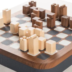 Delos Wood Chess Set