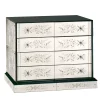 Demetra Silver Floral Design Dresser