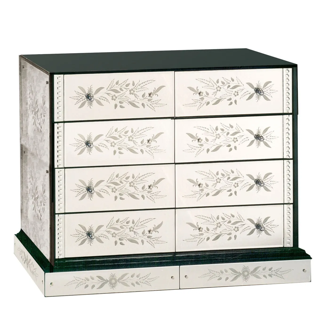 Demetra Silver Floral Design Dresser