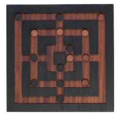 Deodara Nine Men's Morris Board Game