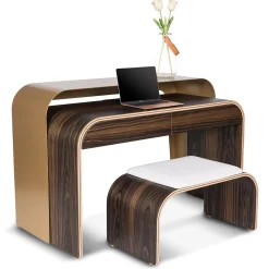 Derj Console and Desk with Bench