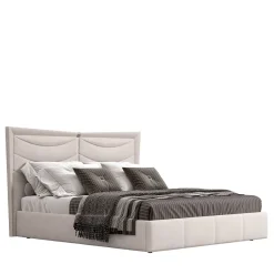 Deseo Beige Double Bed