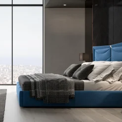 Deseo Blue Double Bed