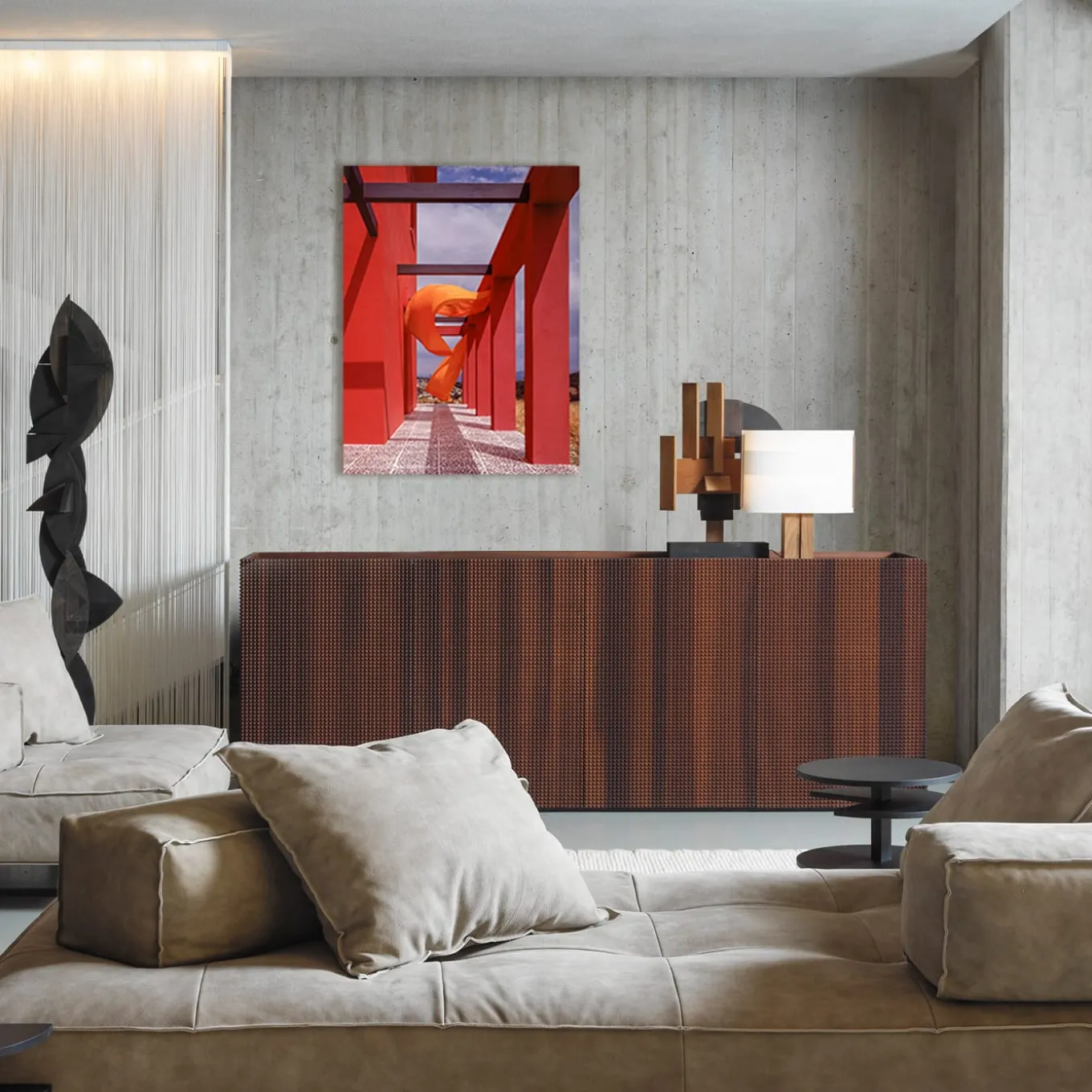 Dettaglio di un segno nel paesaggio Photograph