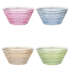 Diamante Polychrome Set of 4 Fruit Bowls