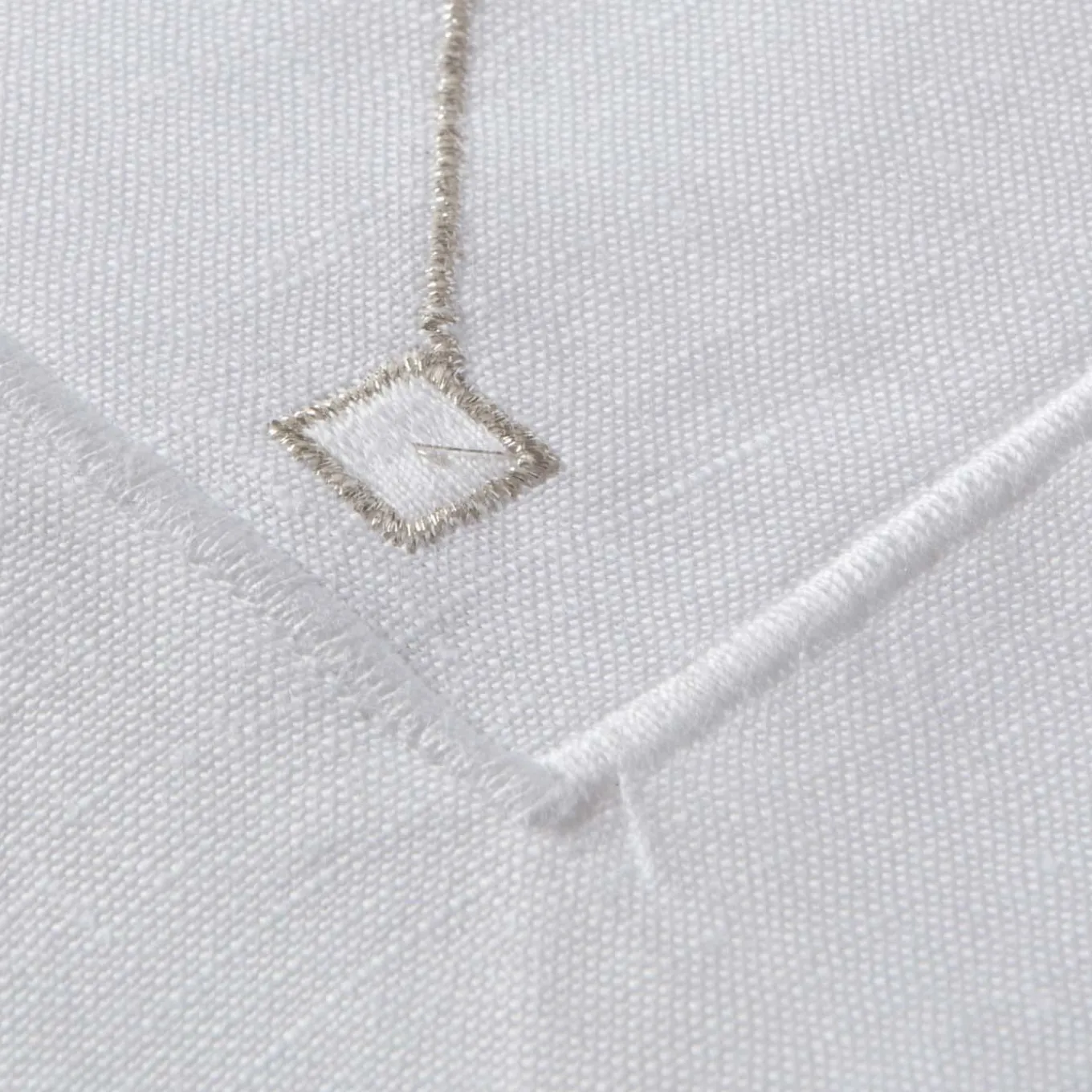 Diamond Linen Tablecloth