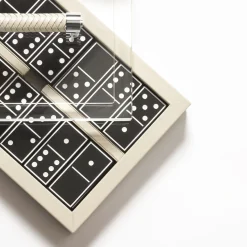 Diana Leather Domino Game Set