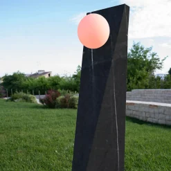 Dieus Black Extra Large Floor Lamp by Sissy Daniele