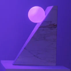 Dieus White Large Table Lamp by Sissy Daniele